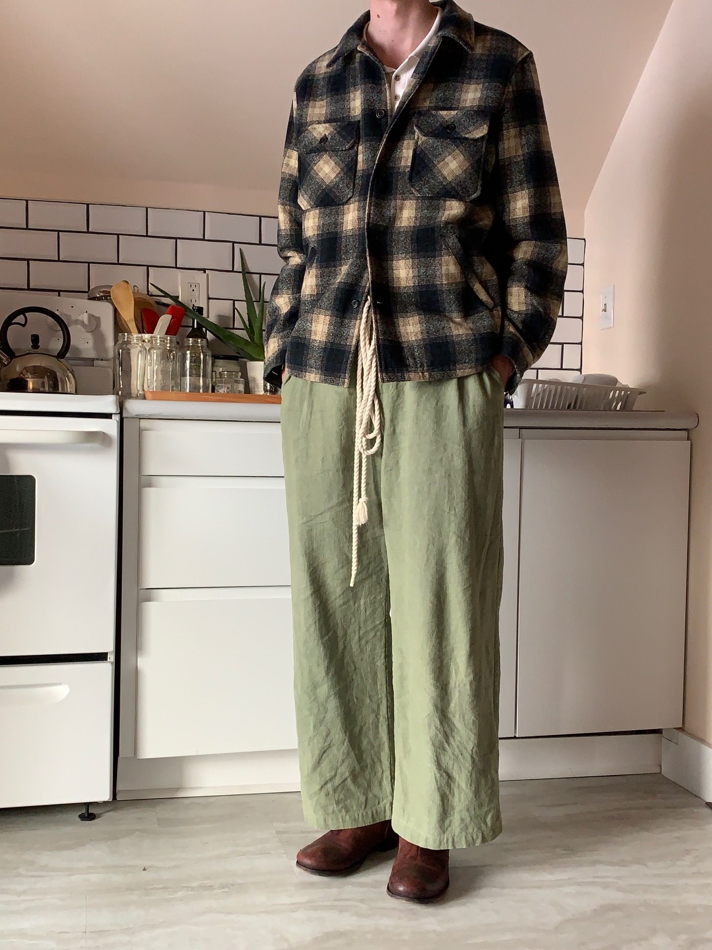 The Diner Trouser is ready for testing! Its a slim wideleg pant