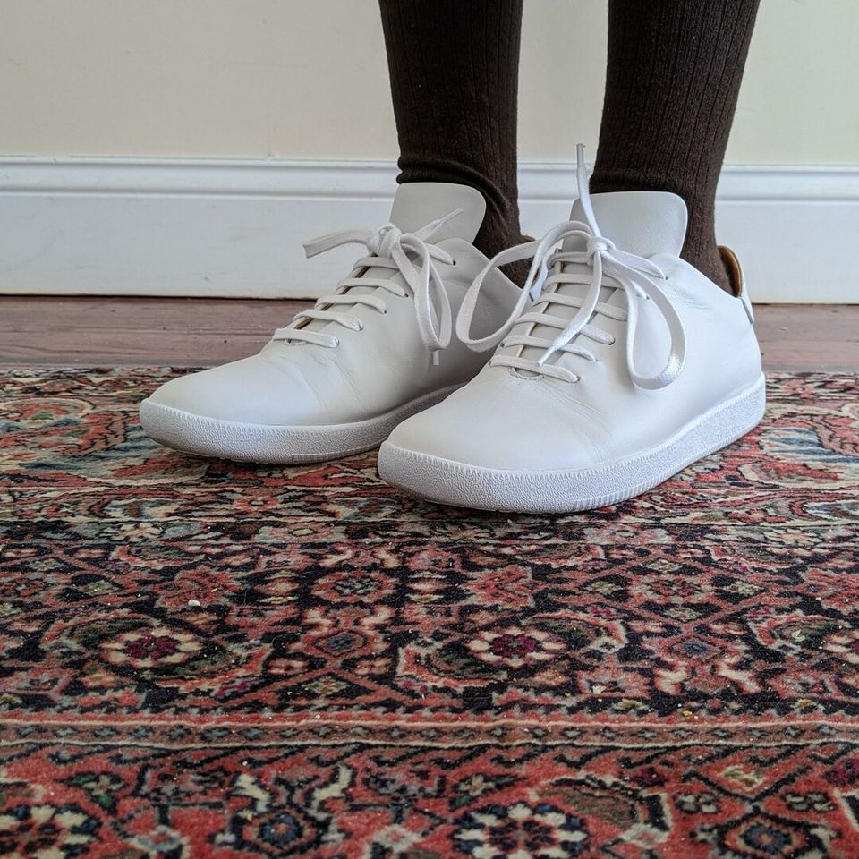 Initial Impressions, collected: Beckett Simonon Geller Wholecut Sneakers, Nisolo Wool Crew Socks